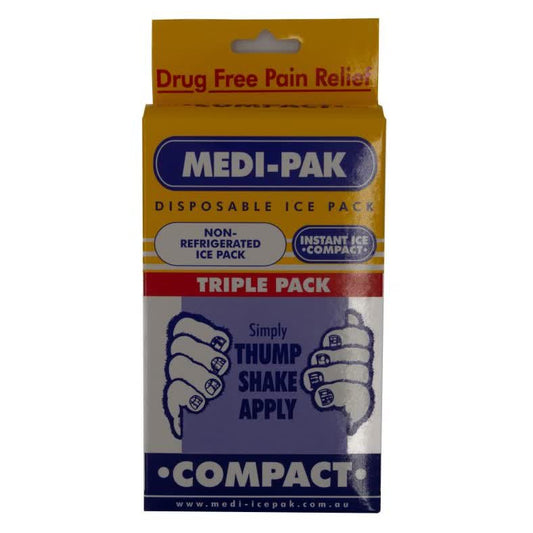 Medi-ice Pak Triple Compact Instant Ice 3 Pack