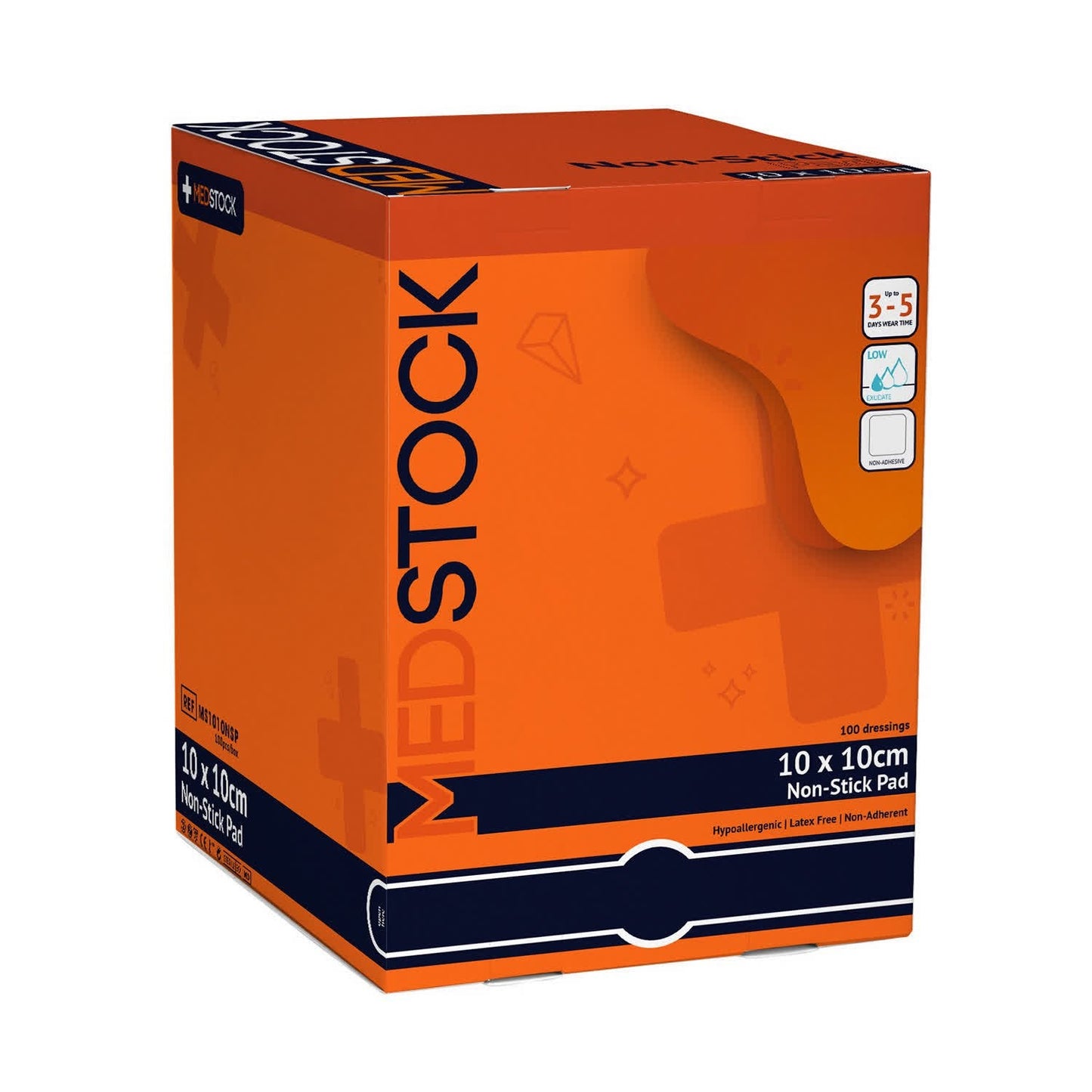 Medstock Non Stick Pad 10 cmx10 cm 100PK