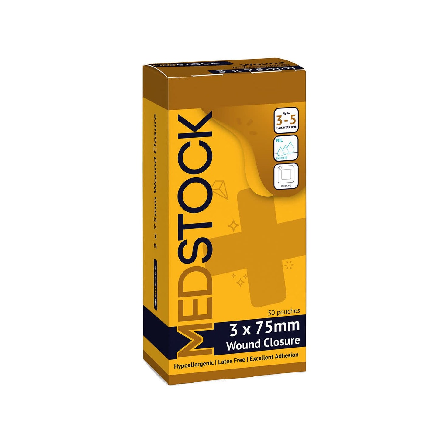 Medstock Wound Closure Strip 3mm x 75mm