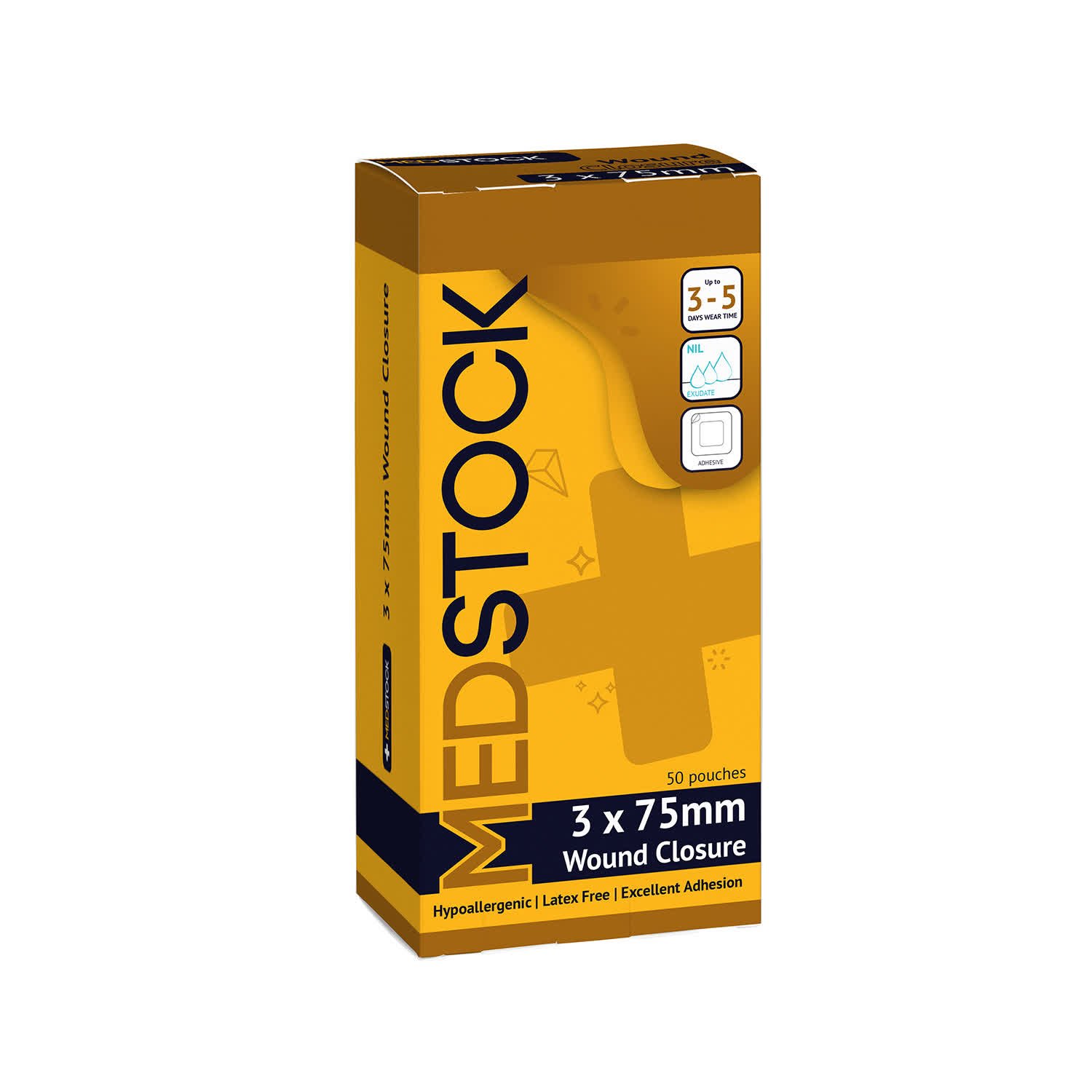 Medstock Wound Closure Strip 3mm x 75mm