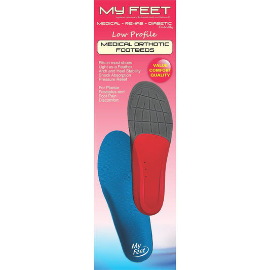 Body Assist My Feet Low Profile Medical Orthotic Footbeds