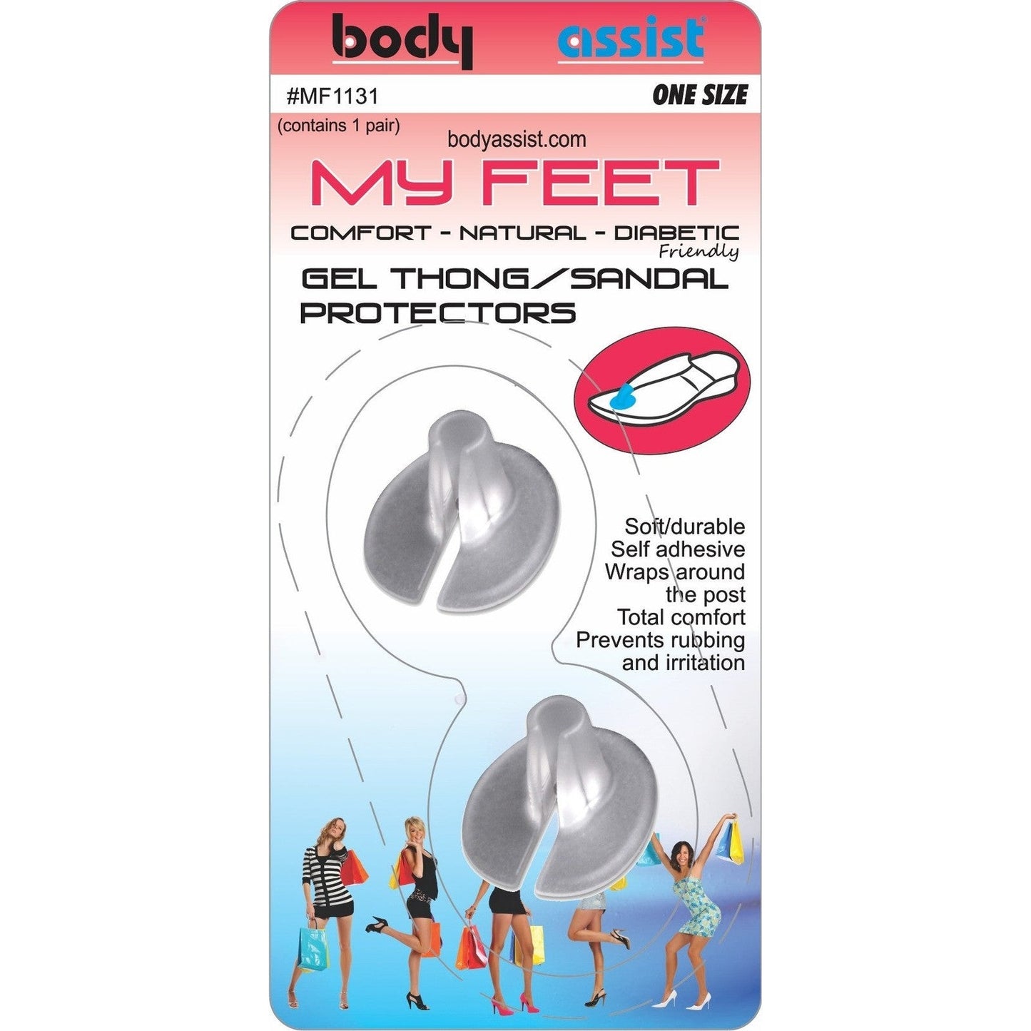 MY FEET GEL THONG/SANDAL PROTECTORS (PAIR)