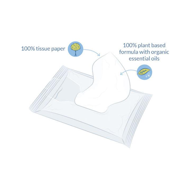 NATRACARE Moist Tissues Safe To Flush 30