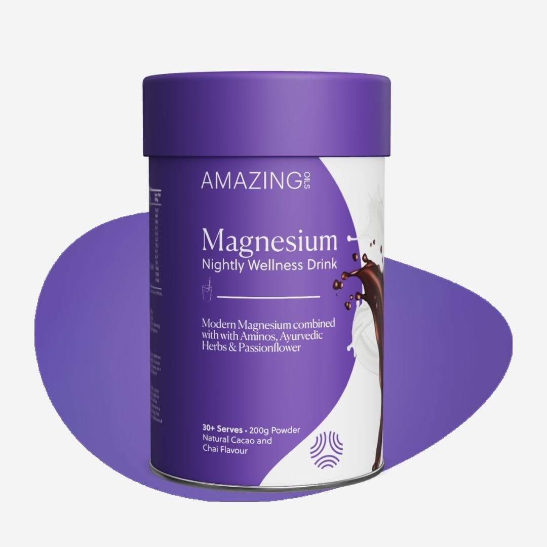Amazing Oils Magnesium Wellness Drink Nightly Cacao & Chai 200g