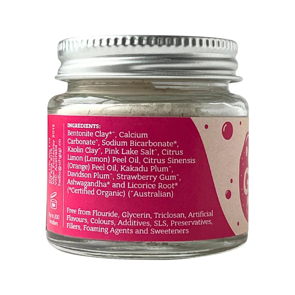 Ohgigi Tooth Powder Fruity Brush 40g