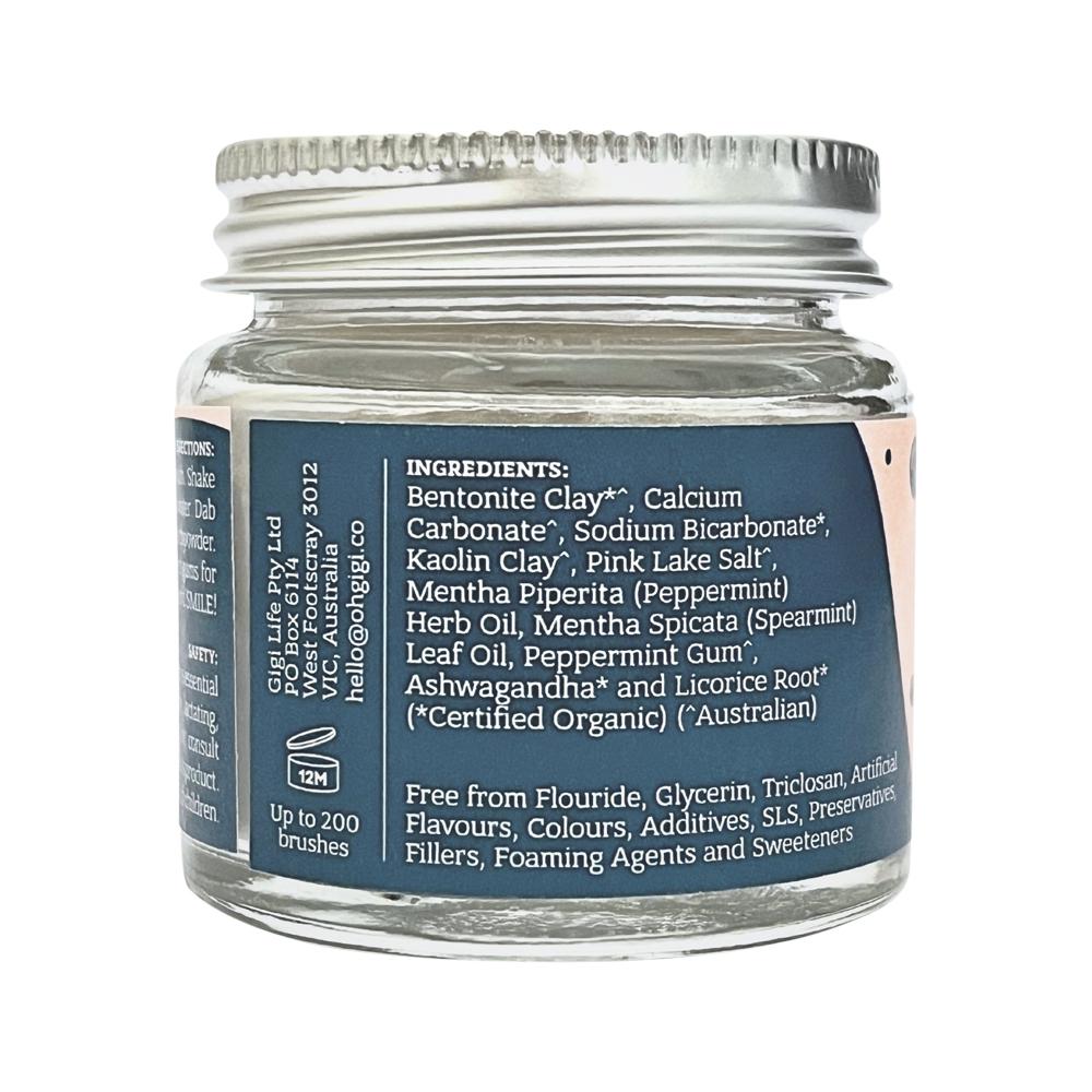 Ohgigi Tooth Powder Minty Brush 40g