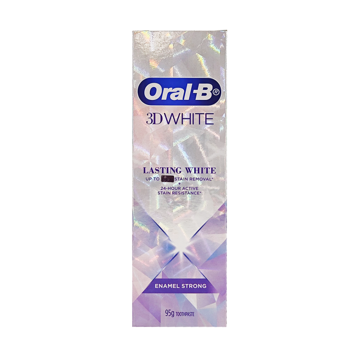 Oral B Toothpaste 3D White Lasting Enamel Strong 95g