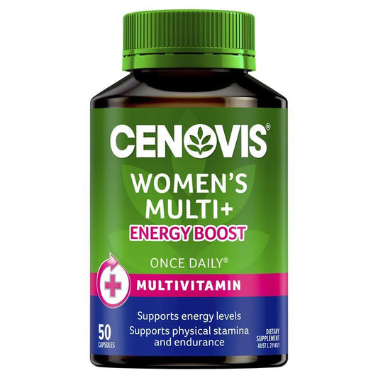 Cenovis Women's Multi + Energy Boost - Once-daily Multivitamin - 50 Capsules
