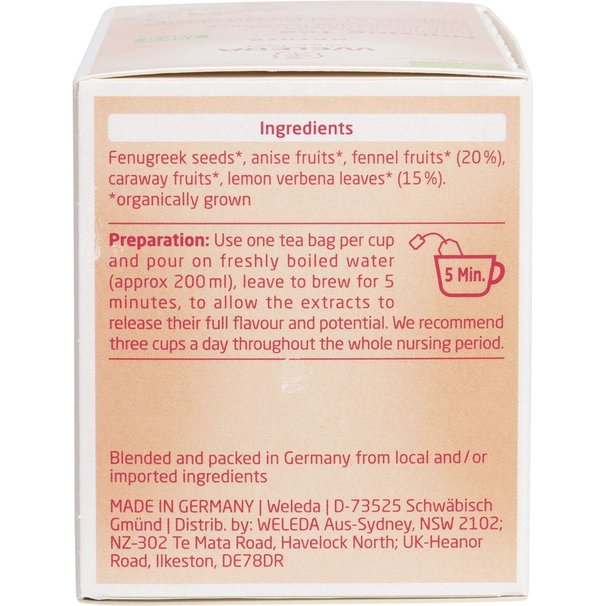 WELEDA Nursing Tea Bags Mother 20