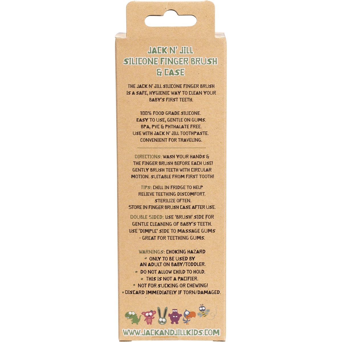 JACK N' JILL Silicone Fingerbrush 2