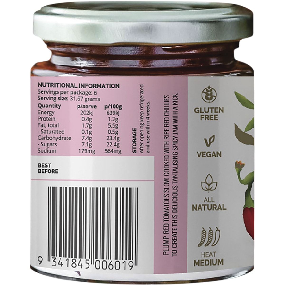 TURBAN CHOPSTICKS Jam Chilli 190g