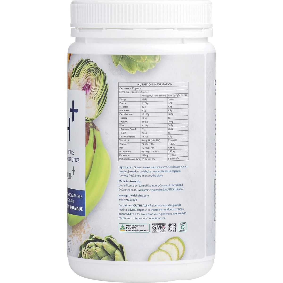 NATURAL EVOLUTION GH+ Prebiotics + Probiotics 3-in-1 Multifibre 800g