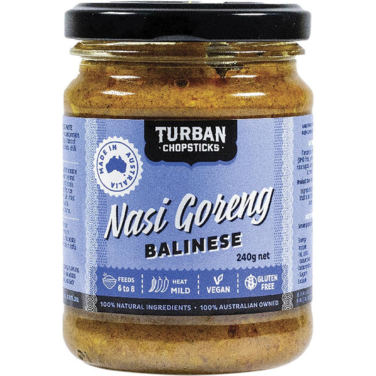 TURBAN CHOPSTICKS Curry Paste Nasi Goreng Balinese 240g