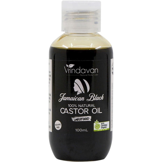 VRINDAVAN Jamaican Black Castor Oil Unrefined 100ml