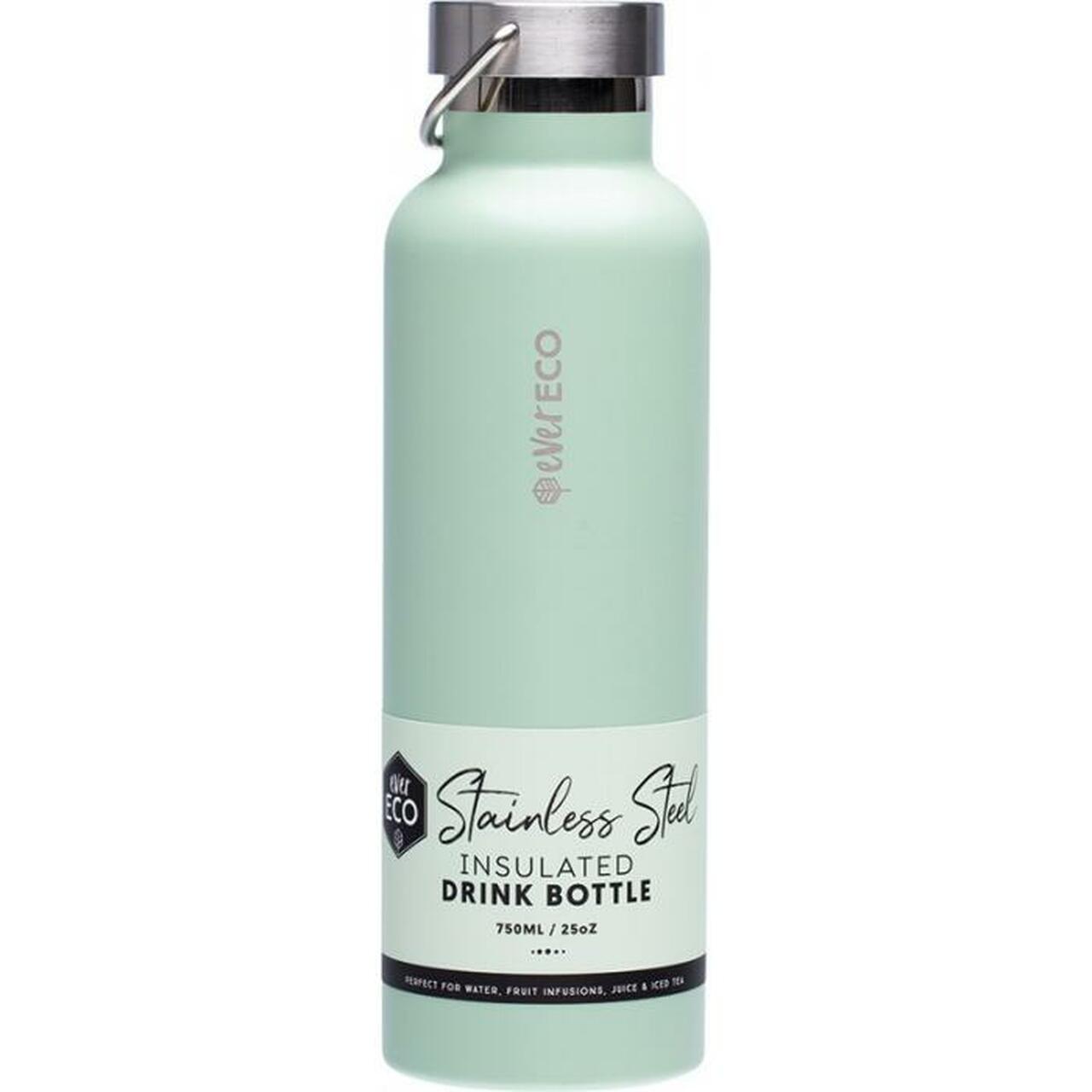 EVER ECO Insulated Stainless Steel Bottle Sage 750ml