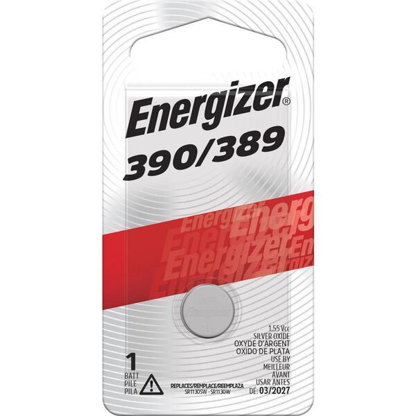 Energizer 390/389 Silver Oxide Button Battery