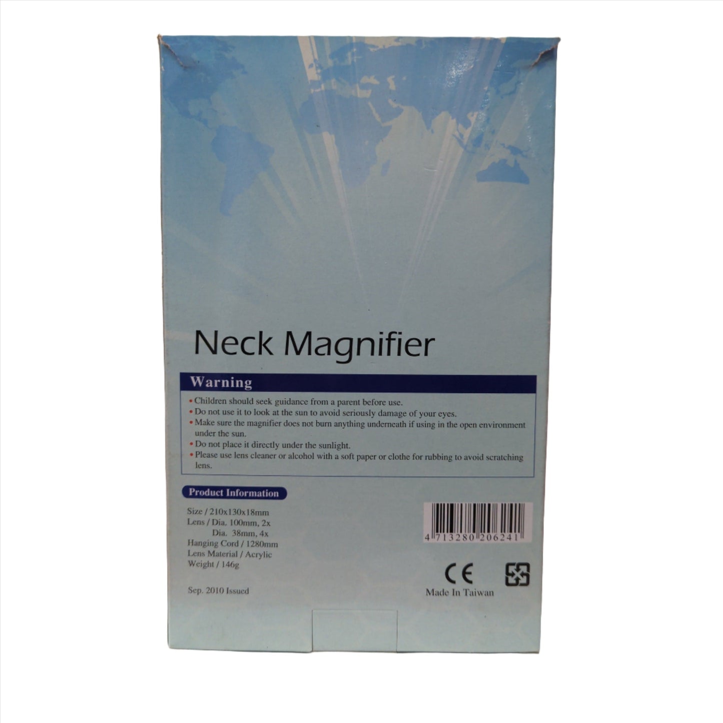 Neck Magnifier 2x and 4x Magnification 1 Pack