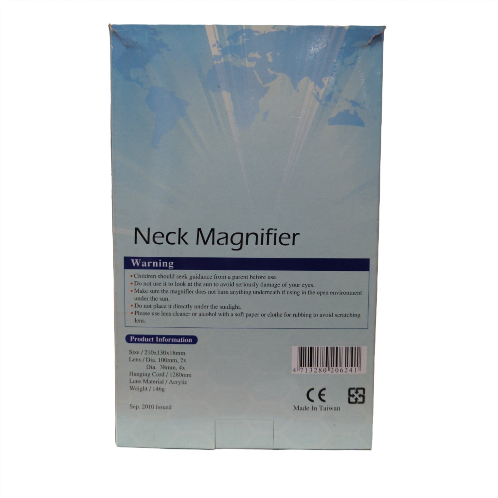 Neck Magnifier 2x and 4x Magnification 1 Pack
