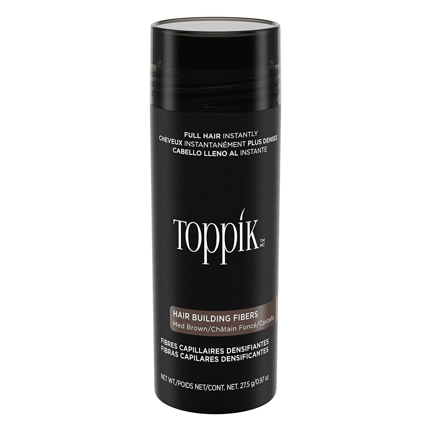 TOPPIK MEDIUM BROWN BUILD FIBRE 27.5G