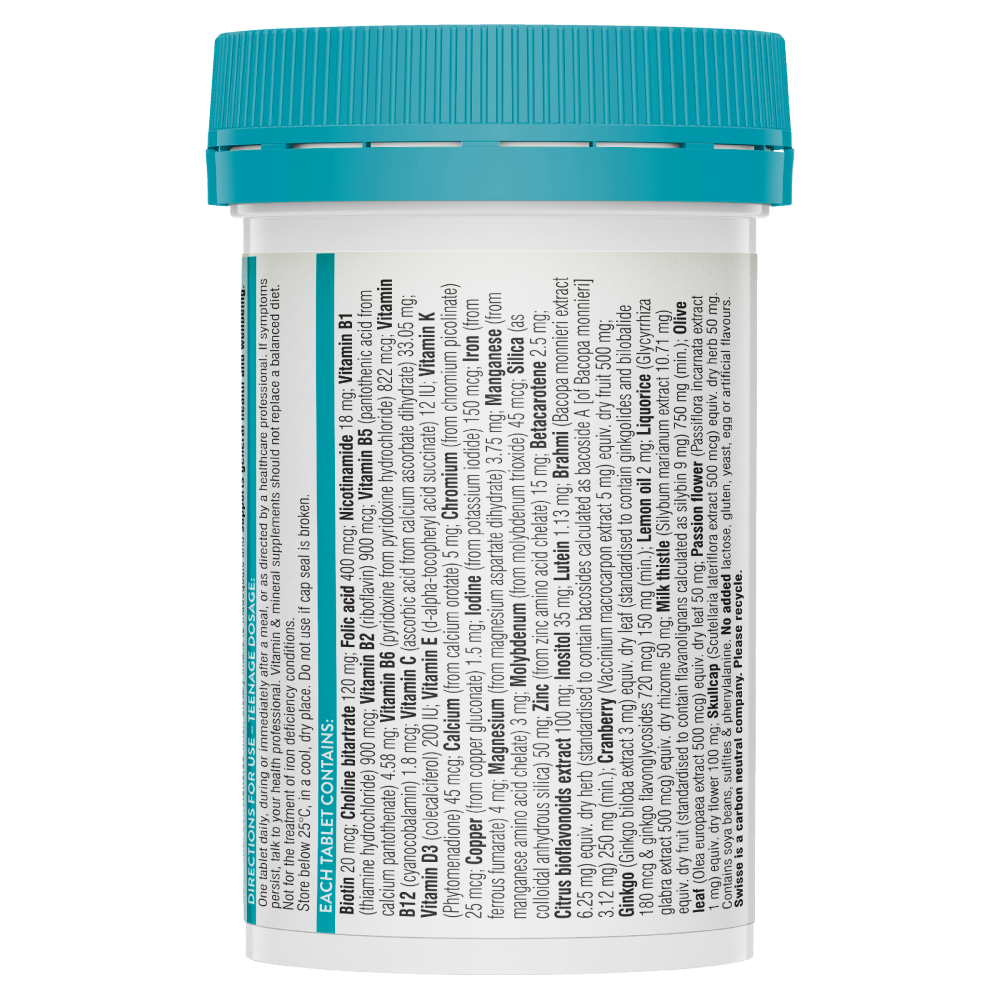 Swisse Teenage Men's Ultivite Multivitamin 60 Tablets