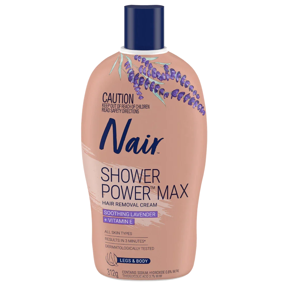 NAIR SHOWER POWER MAX CREAM 312G