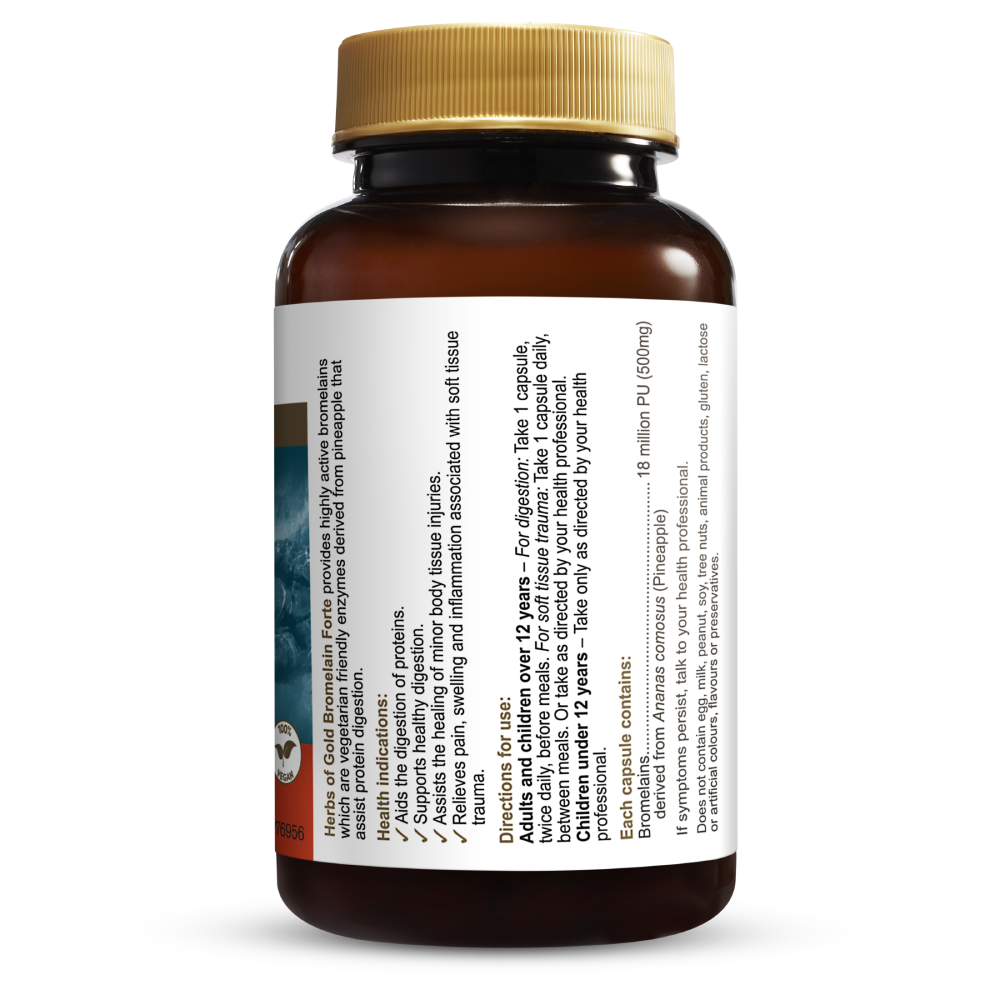 Herbs of Gold Bromelain Forte 60c