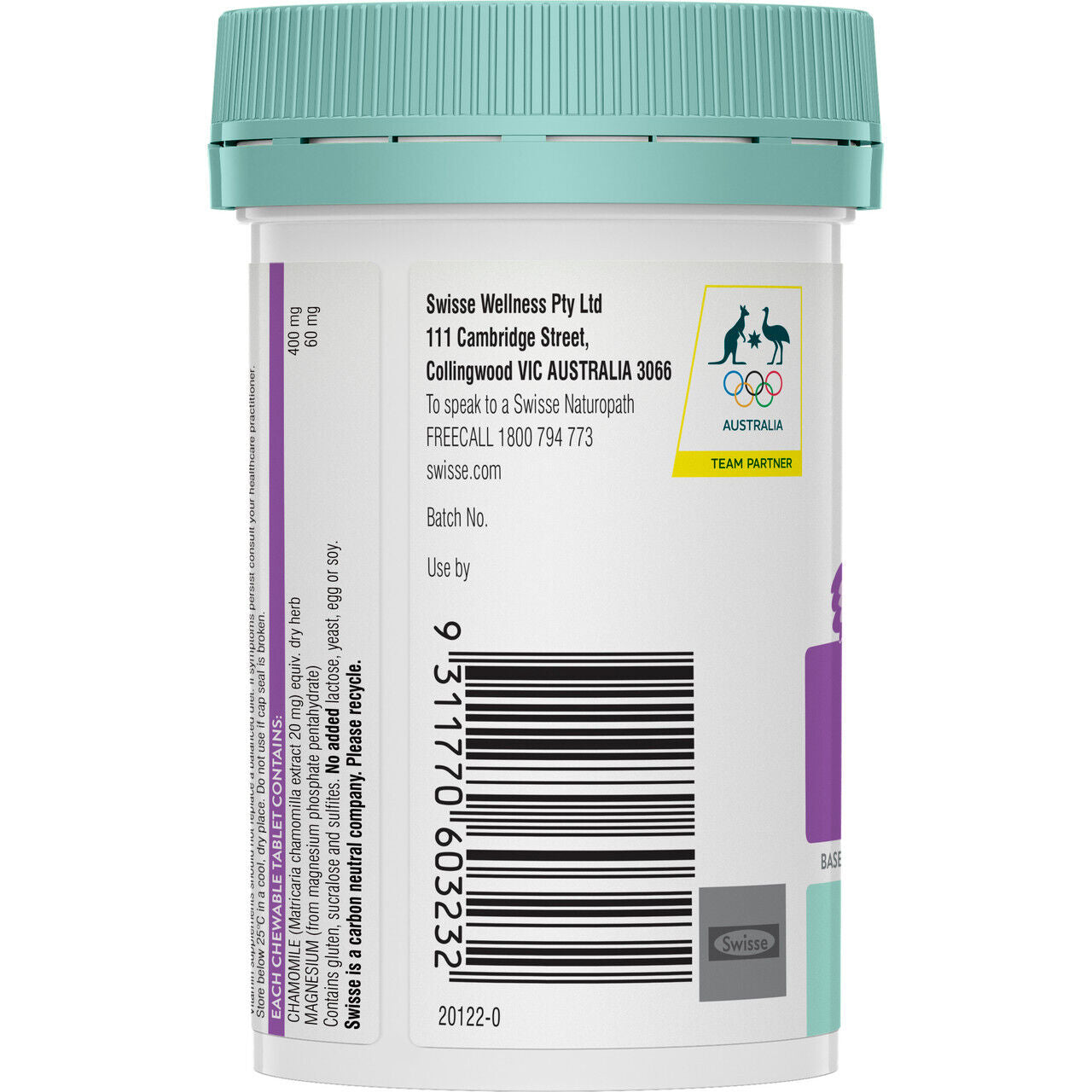 Swisse Kids Rest & Restore 60 Tablets