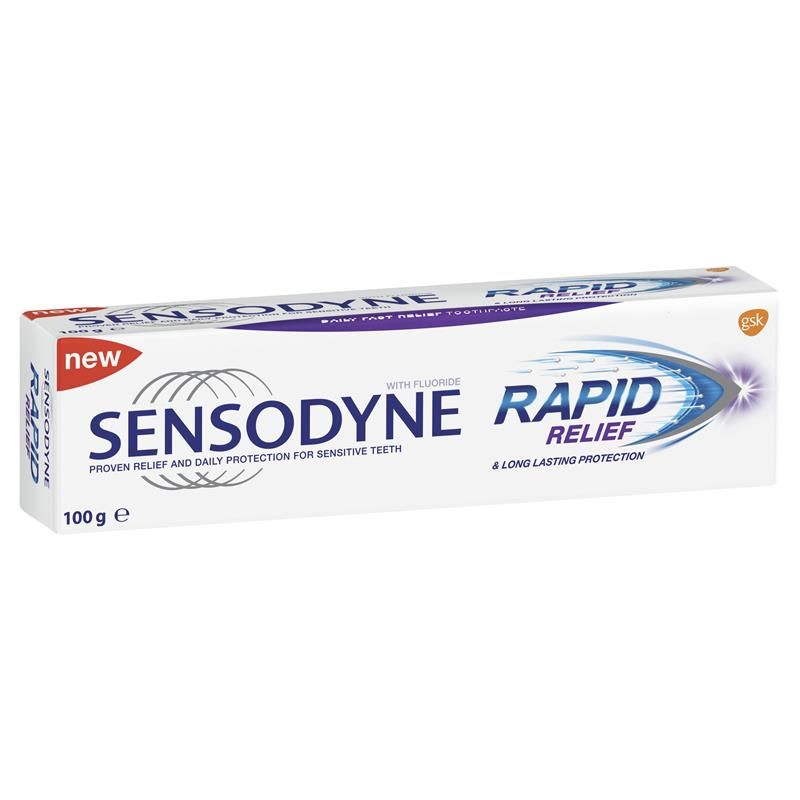 Sensodyne Sensitive Teeth Pain Rapid Relief Toothpaste 100g
