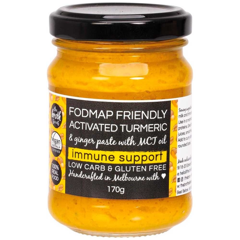 THE BROTH SISTERS Activated Turmeric & Ginger Paste With MCT Oil 170g
