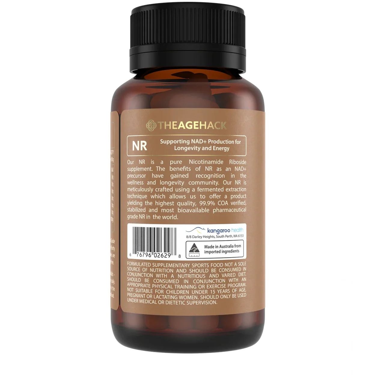 Theagehack NR Nicotinamide Riboside 60 Capsules