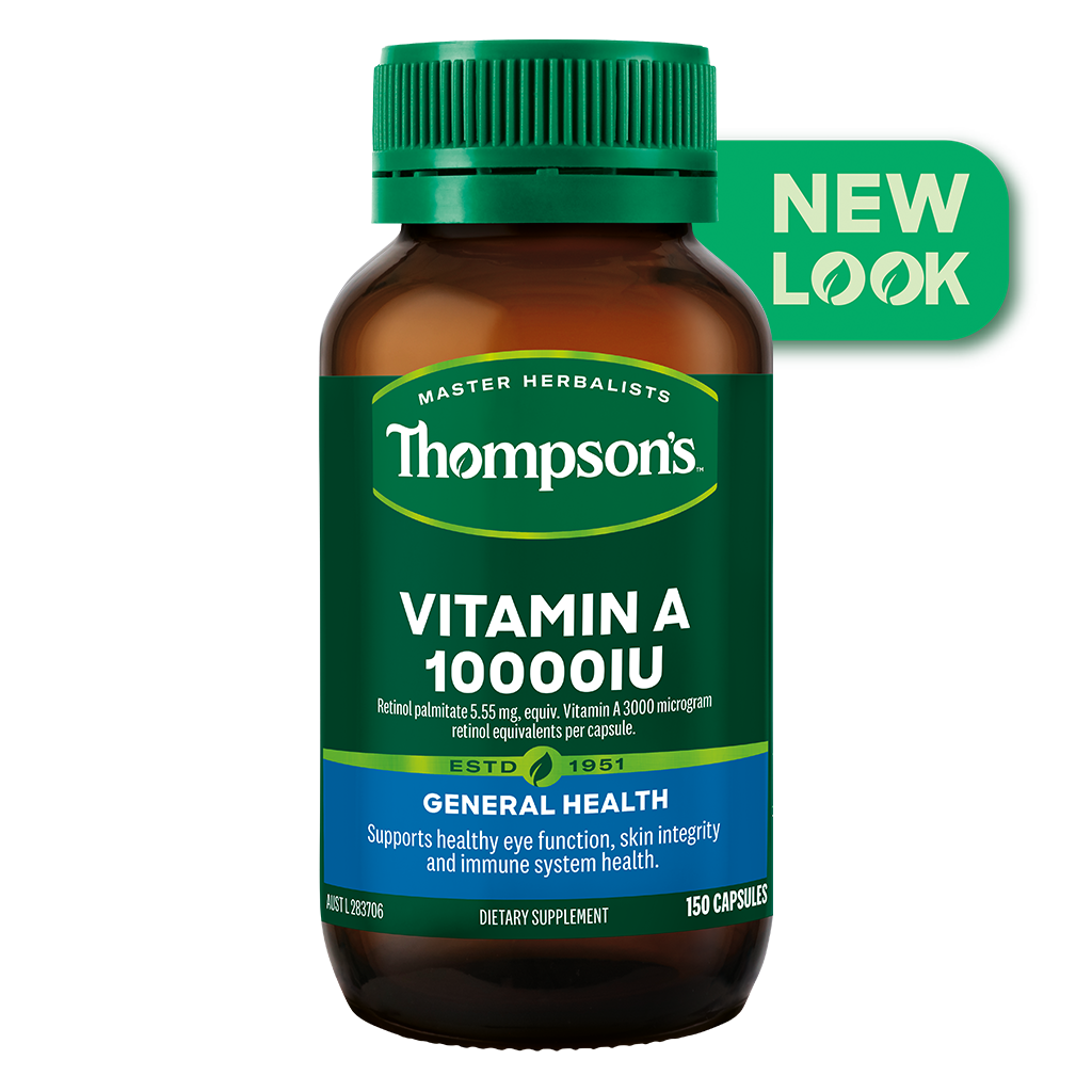 Thompson's Vitamin A 10000iu 150 Capsules