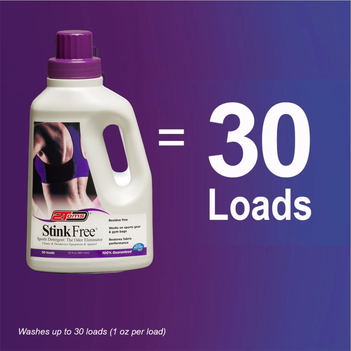 2toms Stink Free Sports Detergent 887ml