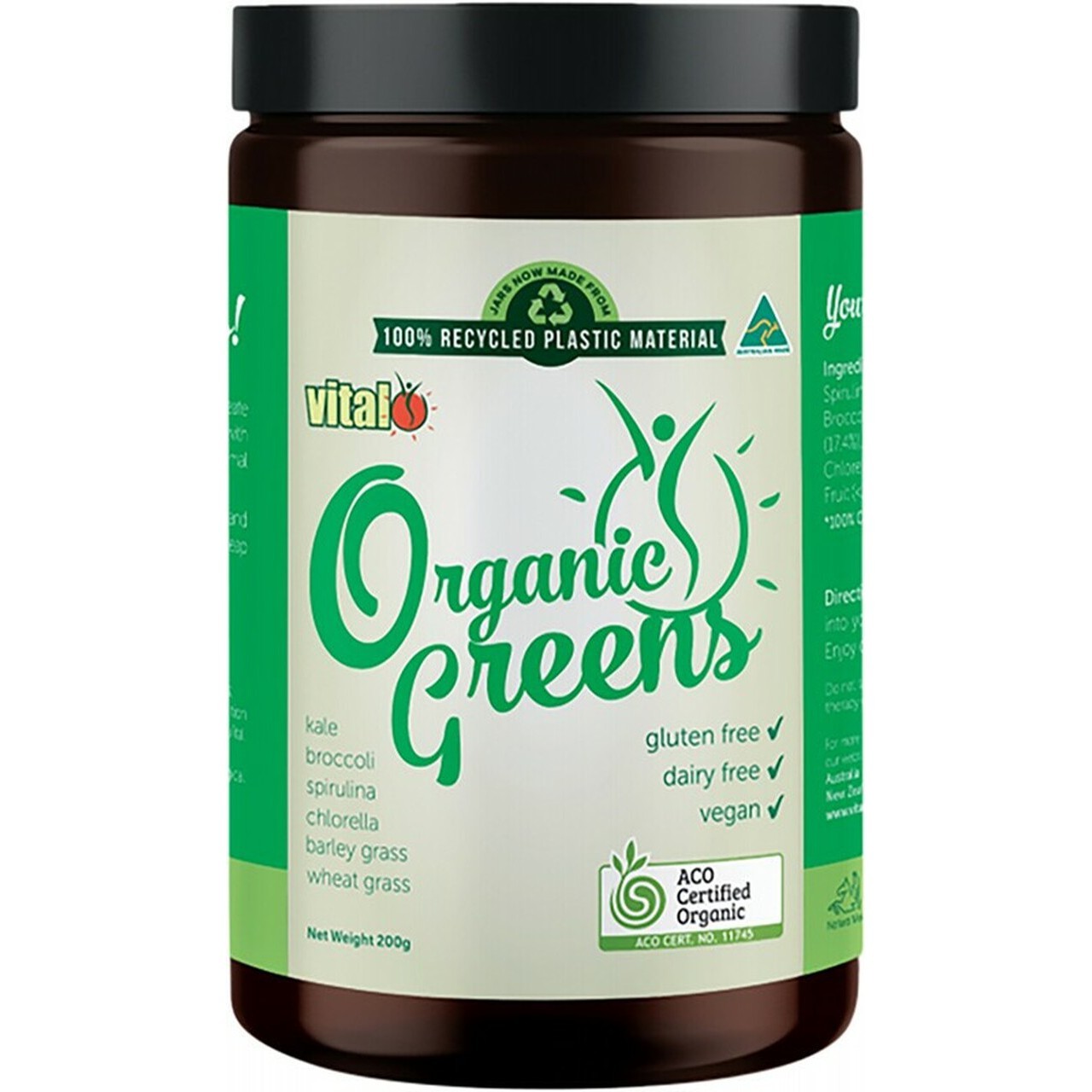 MARTIN & PLEASANCE Vital Organic Greens Powder 200g