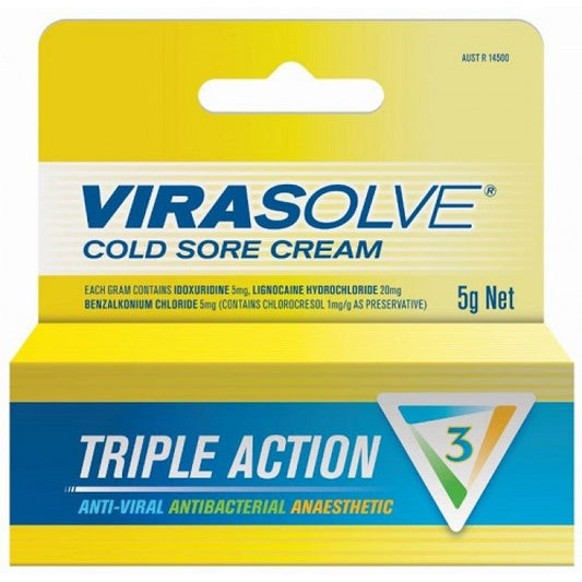Virasolve Cold Sore Cream 5g