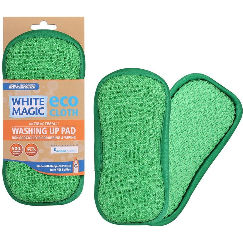 White Magic Washing Up Pad Forest 1Pk(Pack of 7)